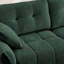 Canapé en tissu d'ameublement avec repose-pieds Chenille-450765816-444710425