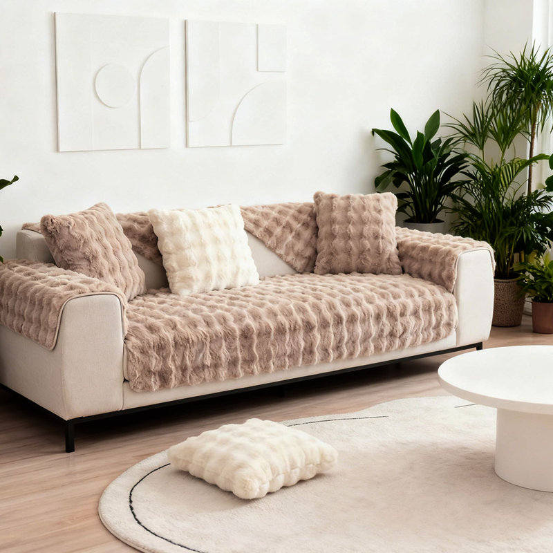 Sofa Slipcover, Brown