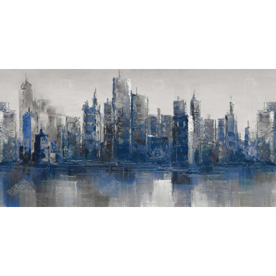 Melancholy city - 15.75"x31.50" Desk mat