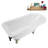 62" Streamline Clawfoot Tub,Tray,Drain, Clawfeet-101628983-102218230
