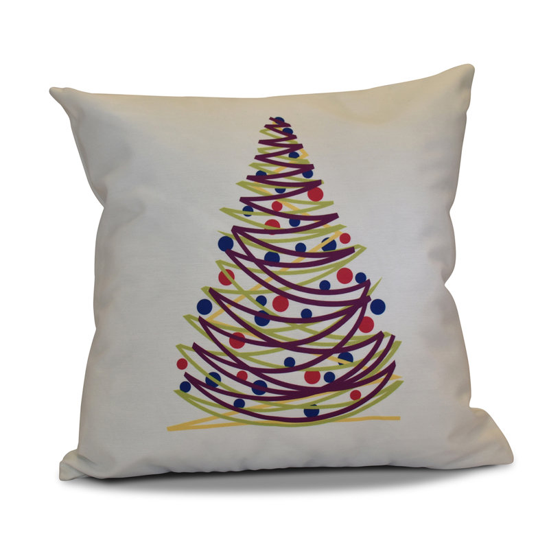 Jump For Joy Reversible Throw Pillow, 26" H x 26" W, Purple