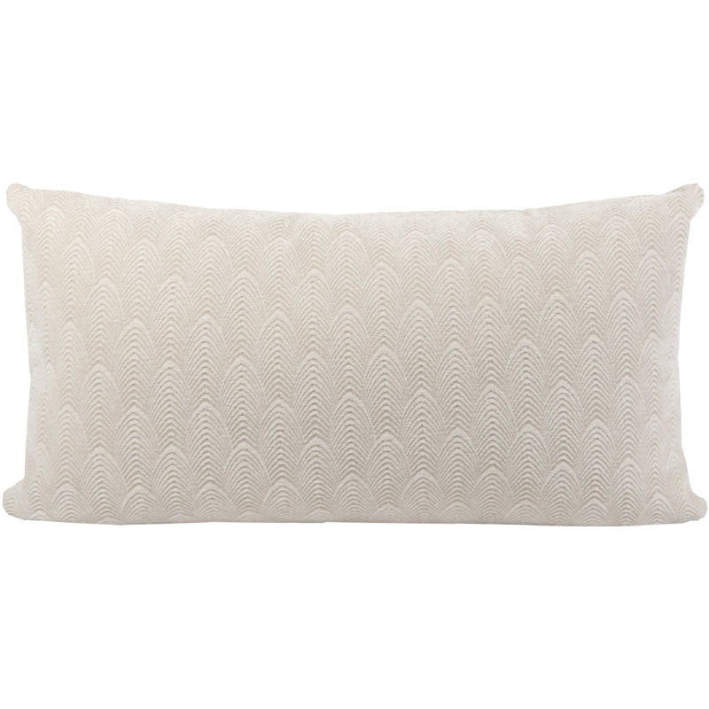Geometric Feather Throw Pillow