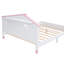 Twin Size Wood Platform Bed With House-Shaped Headboard-1671320681-1671320684