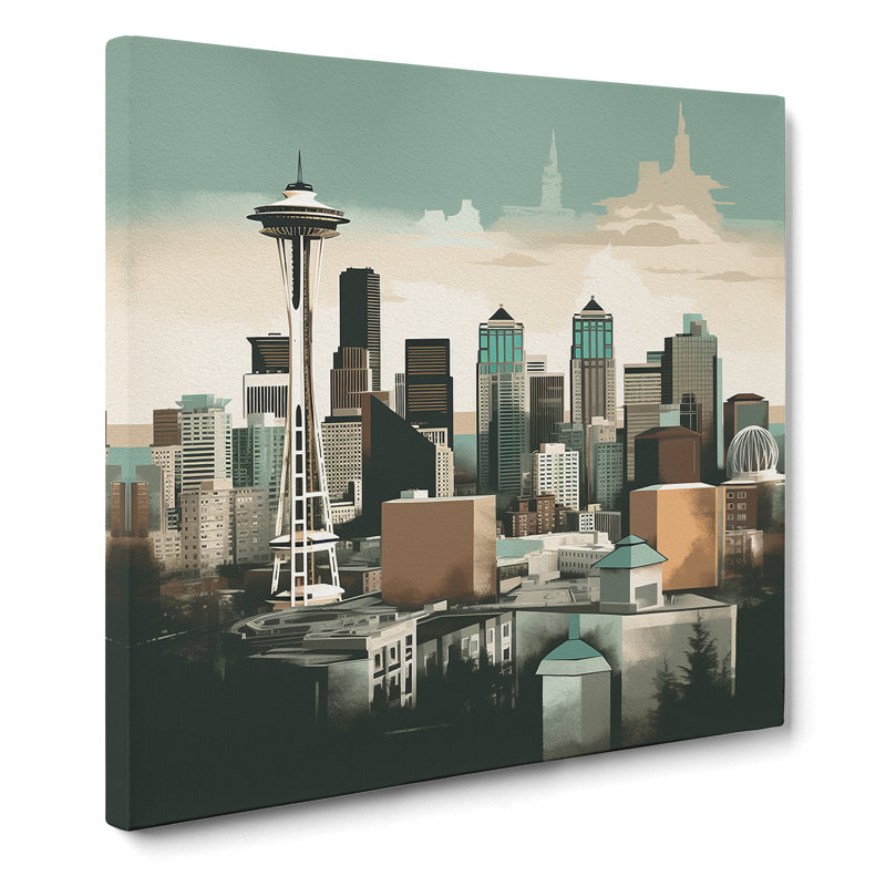 Skyline Mid-Century No.3 - No Frame Print