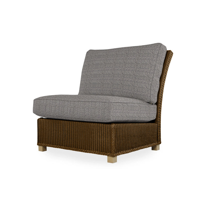 Hamptons Outdoor Lounge Chair, Bark, Cottage Pepper