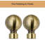 160cm Straight Tension Shower Curtain Rod & Hook Set-1840061472