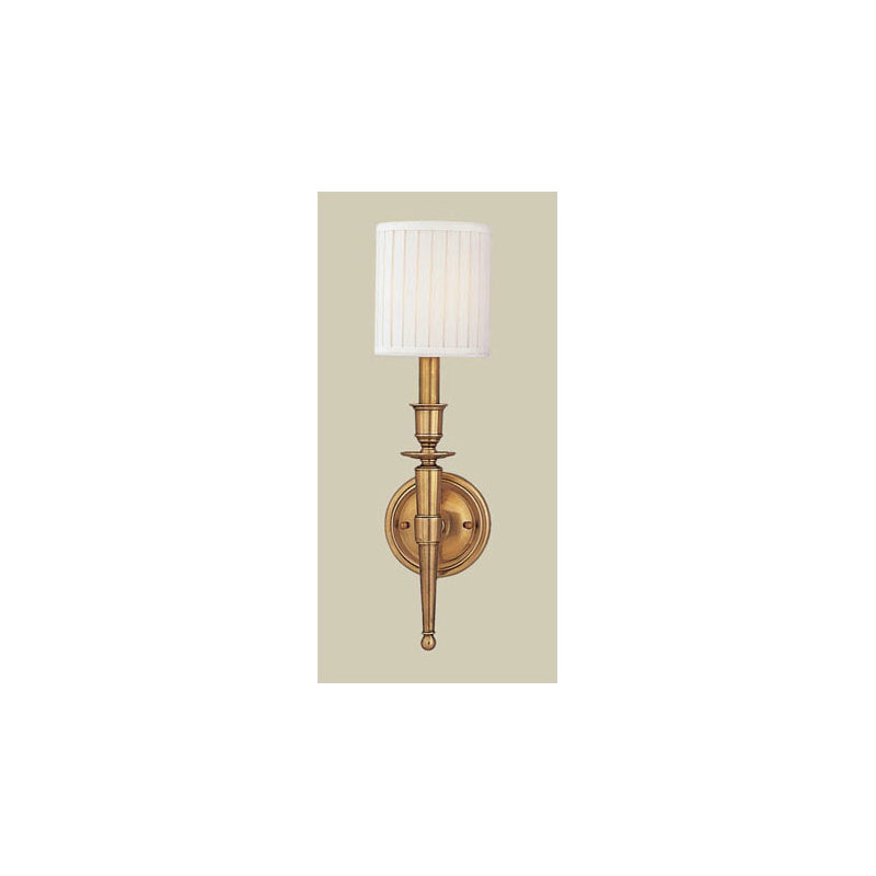 Abington 1 - Light Wallchiere, Aged Brass