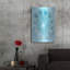 «Everly Quinn« Blue Mandala Stars »par Sabrina Balbuena, art mural en métal