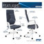 Chaise de bureau moderne Techni Mobile