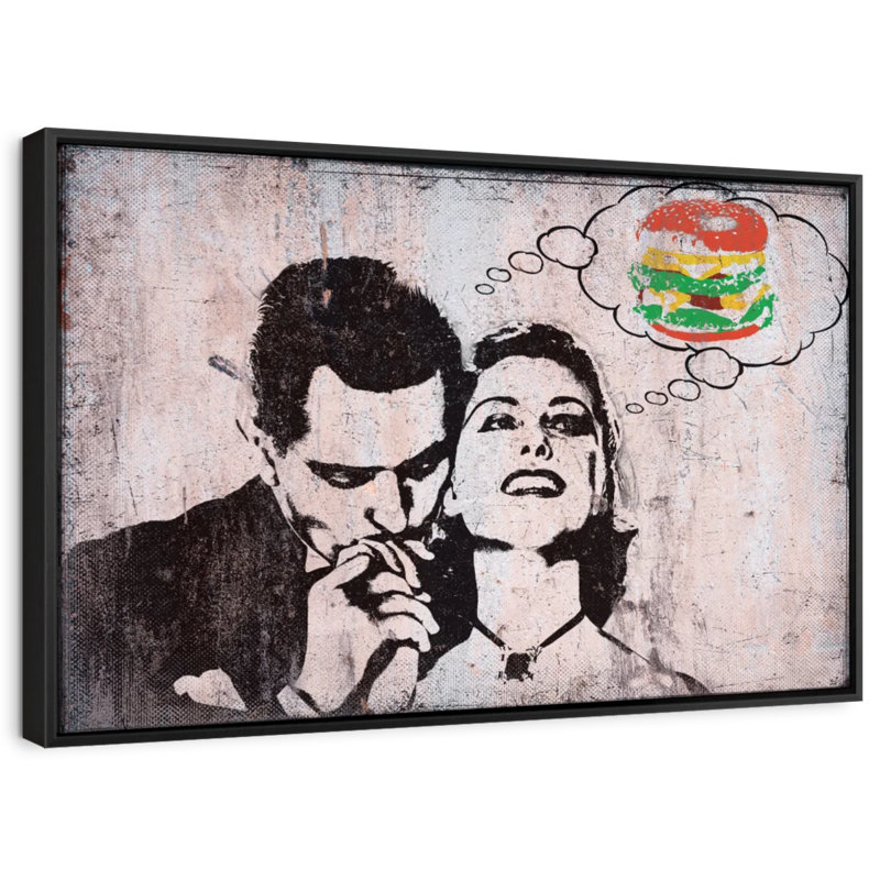 " True Love Burger Canvas Print ", 25" H x 37" W