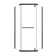 36 in. W X 72 in. H Neo Angle Pivot Frameless Corner Shower Enclosure with Clear Tempered Glass