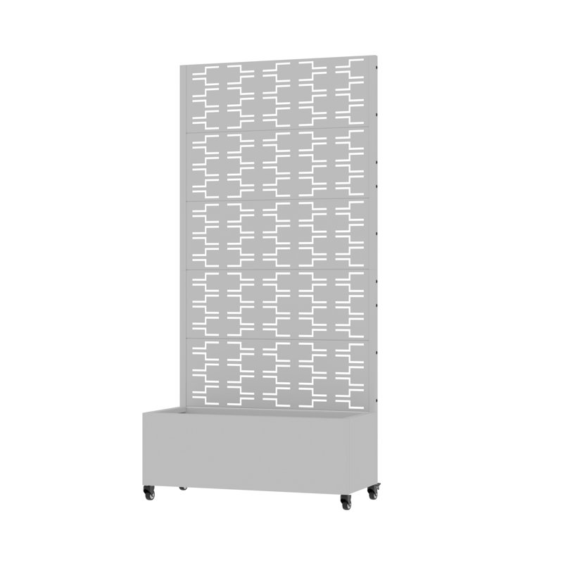 Lit de jardin surélevé rectangulaire, H 73 po x l 35 po x P 16 po, Blanc