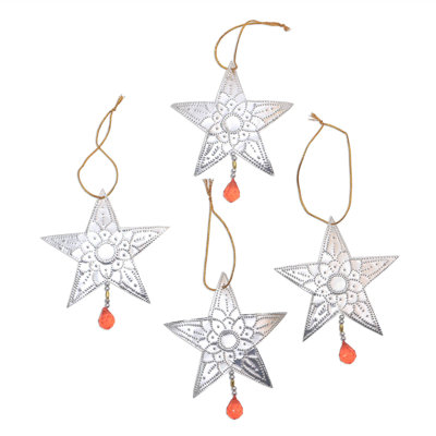 4.3'' Metal Astrology & Stars Hanging Figurine Ornament