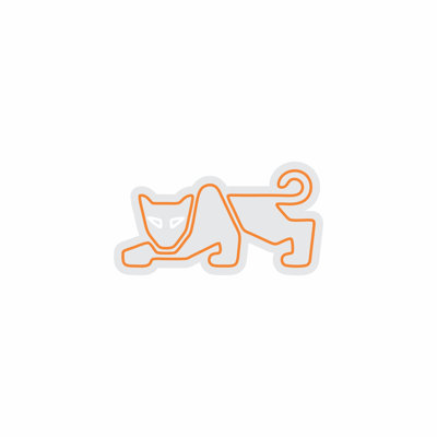  | Enseigne néon Cat Design | Fabriqué avec un tube néon flexible durable et incassable qui assure une lueur brillante et uniforme pendant plus de 50 000 heures sans scintillement ni gradation | 13 x 24.jp | Orange