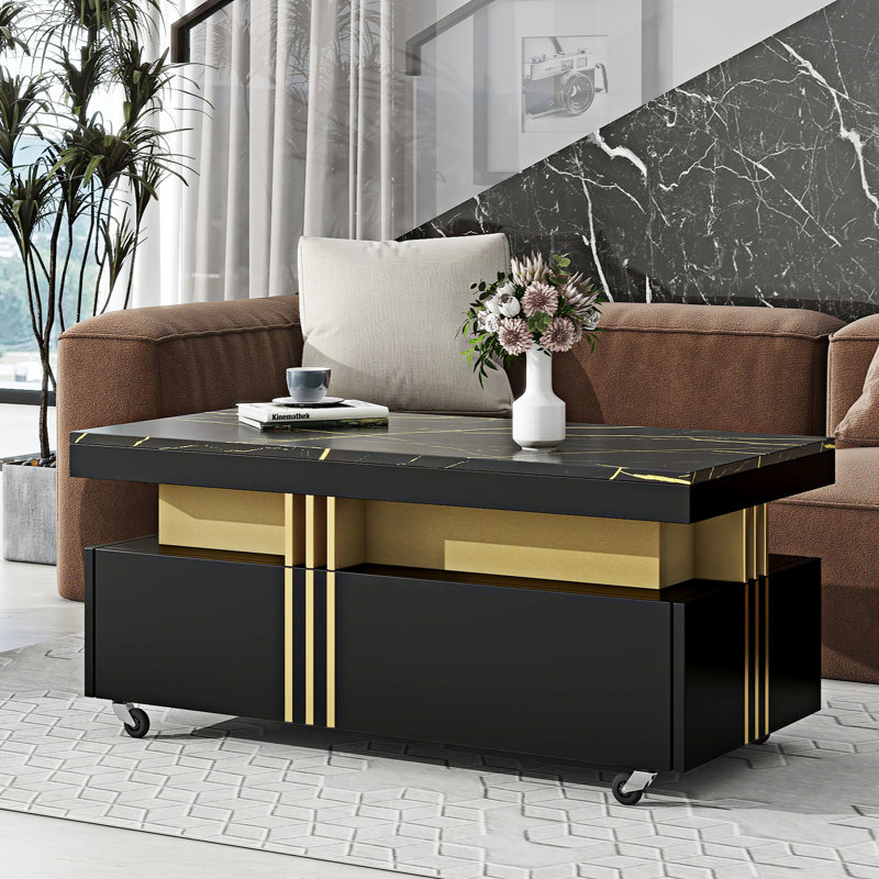 Table basse Naethan, Noir
