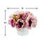 Peony Flowers In A Glass Vase