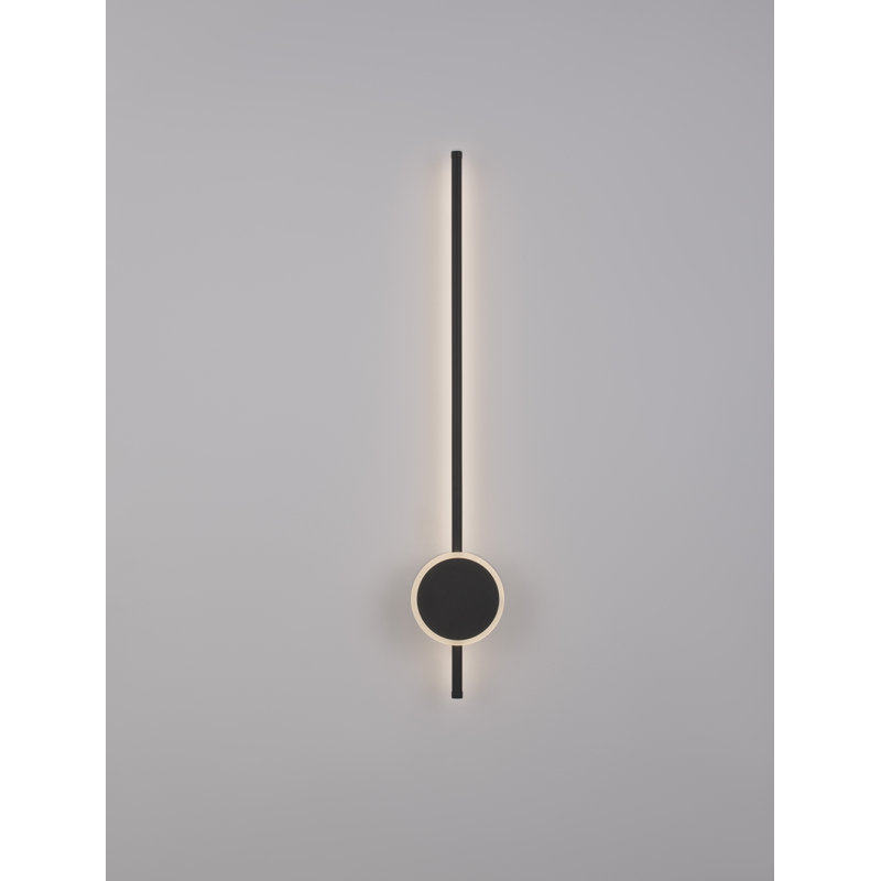CLOCK Aluminium LED Wallchiere