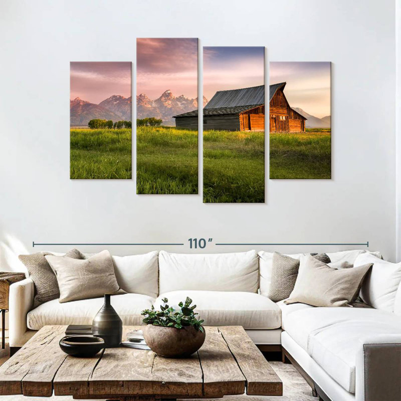 Lilie Moulton Barn Morning, 54" H x 84" W