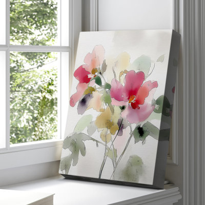 Floral sur toile tendue avec châssis CCxxi prêt à accrocher