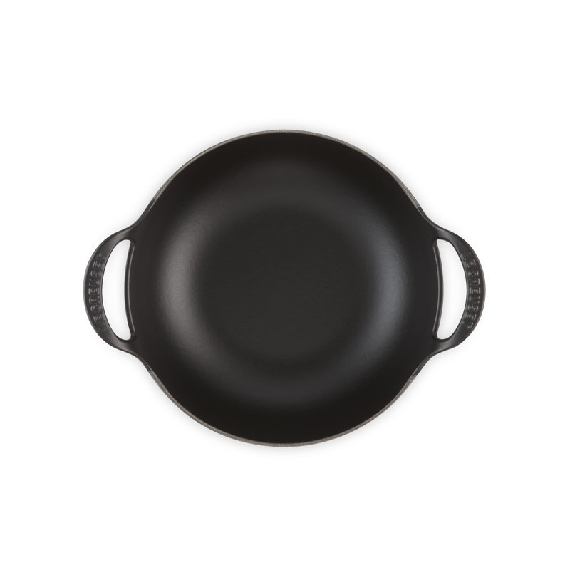 Le Creuset Cast Iron Balti Dish 24cm, Satin Black