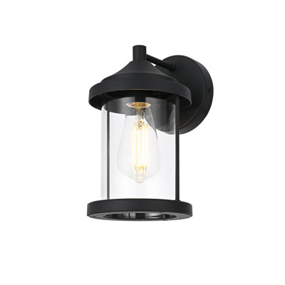 Roy Outdoor Wall Sconce in Black