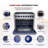 Akicon Freestanding Gas Cooktop Oven Combo, Features Sealed Burners, Rapid Convection Oven, Convertible Fuel (NG/LP), Durable Cast Iron Grating (CBSCBSB1)-113304190-113304192