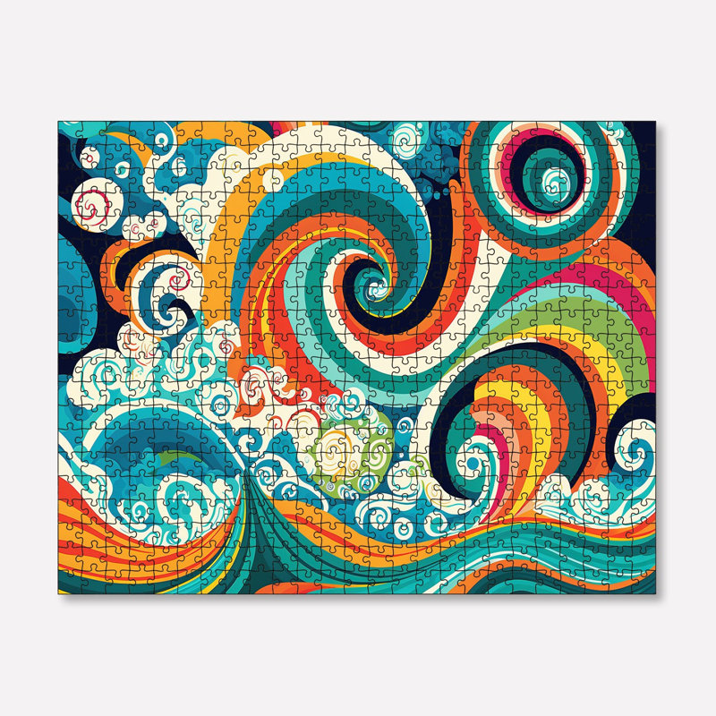 1000-Piece Jigsaw Puzzle, 26.8 x 18.9 inches | High-Quality 100% Cardboard, Vibrant Design | Perfect for Family Fun, Stress Relief & Educational Play | Gift for Adults & Kids | Box Size: 13.2 x 9.1 x 2.0 inches