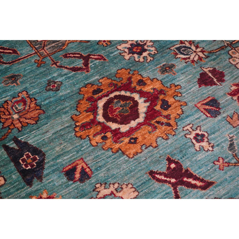 Wool Floral Area Rug