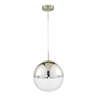 Saundra 1-Light Globe Pendant
