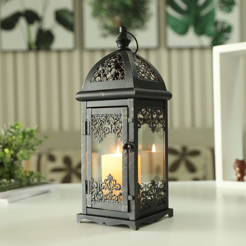 Lanterne décorative de style gothique 15 po (noir), 1