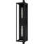 Lanterne murale d'extérieur noir mat 2 lumières Dale