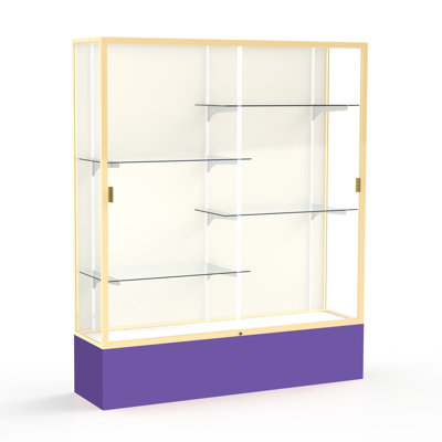  Spirit Series 72'' H x 60'' W Aluminum Display Cases