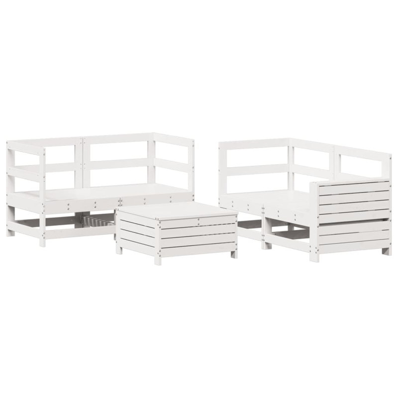 62cm Wide Patio Sofa, White