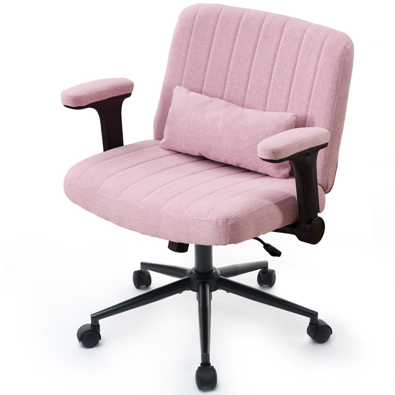 Chaise de bureau Criss Cross, Rose