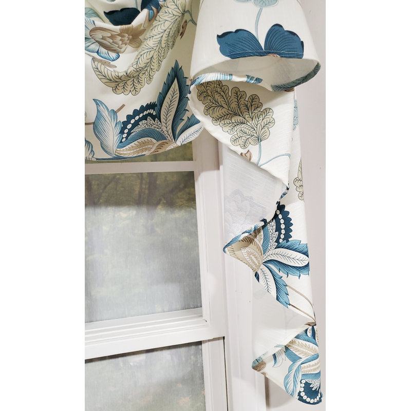 Floral Swag Window Valance