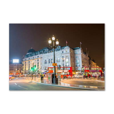 London By Night - Wrapped Canvas Print
