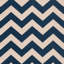 Tapis intérieur / extérieur bleu marine / beige Arneshia-20794244