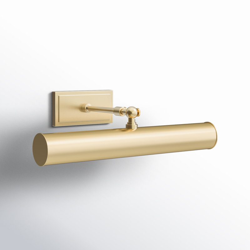 Holly Aged Brass 2-Light Dimmable Metal Picture Wall Light