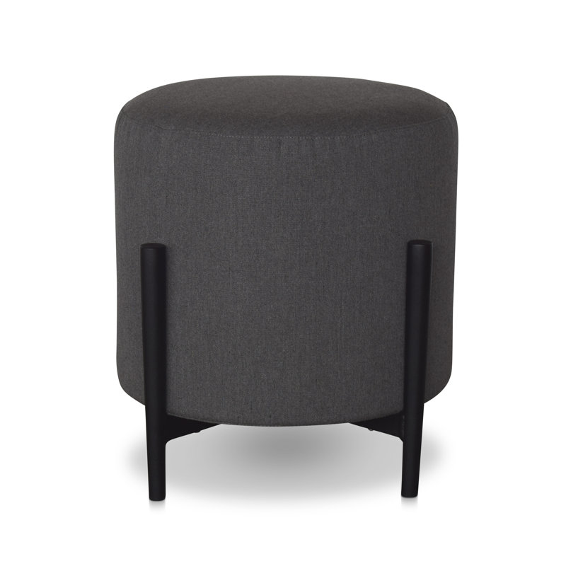 Pouf Outdoor Ottoman, Graphite