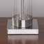 Ensemble de 2 lampes de table en verre Glacier
