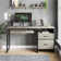Labelle 55" W Writing Study Computer Table Workstation with Keyboard Tray