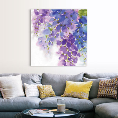 " Wisteria I " by Eva Watts Painting Print