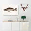 Mangrove Snapper Fish by Mark Catesby - Wrapped Canvas Print-55312439