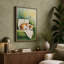 Cosy Cat on Chair Modern - Wrapped Canvas-749501319-749501327