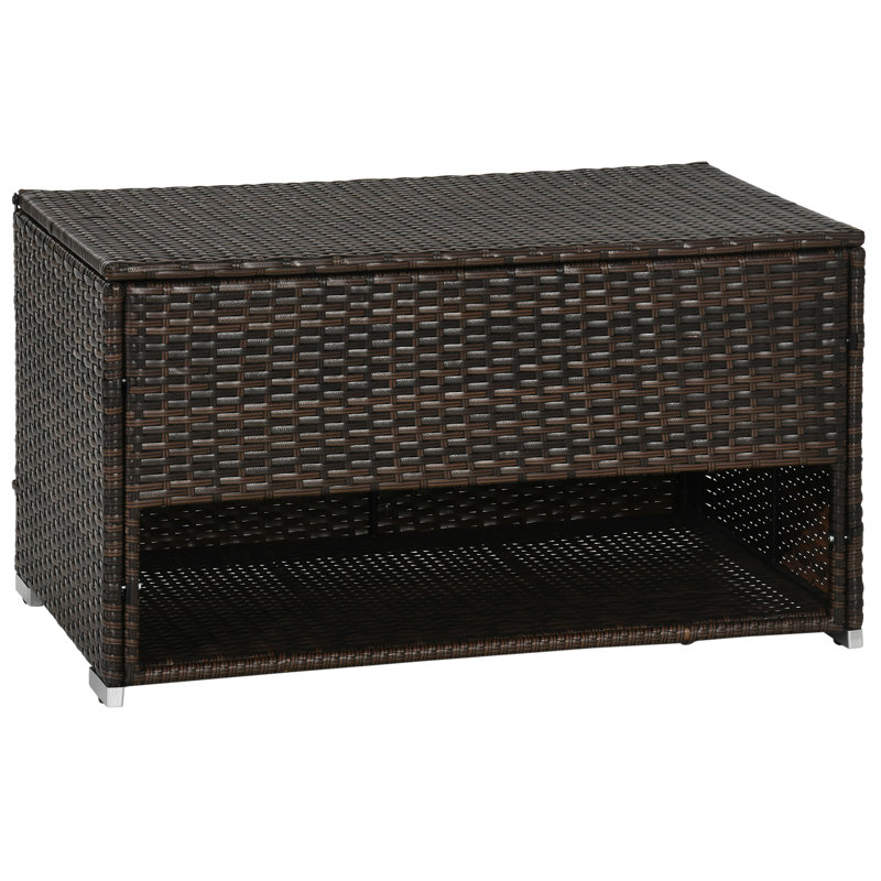 Boîte de rangement pour chaussures et rangement pour chaussures Outsunny, Brun