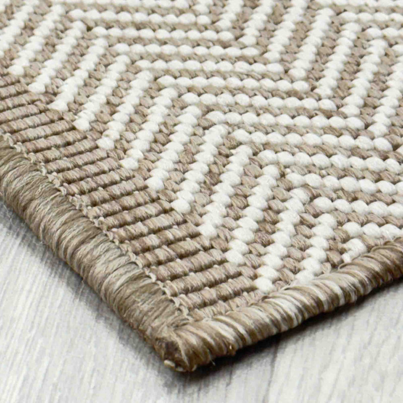 Runner Geometric Flatweave Indoor / Outdoor Area Rug, Runner 60 x 210 cm