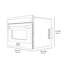 Four à micro-ondes à convection intégré de 24 po 1,6 pi³ 1000 W avec capteur de cuisson-86656851
