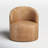 Deryn Leather Swivel Barrel Chair-1516899874