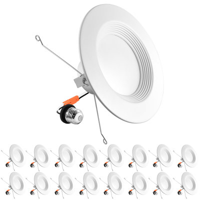 7.32'' Selectable Color Temperature Dimmable LED Retrofit Recessed Lighting Kit