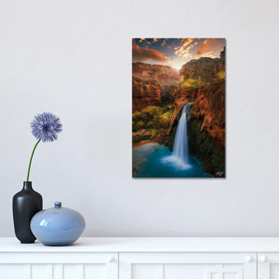 Sunrise In Paradise by Peter Coskun - Floater Frame Gallery-Wrapped Canvas Giclée on Canvas